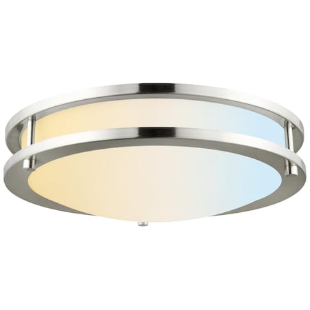 Sunlite 18-in LED 28W 2000 Lmns Color Selectable Dimmable 90 CRI Energy Star LED Flush Mount Ceiling Light 87797-SU